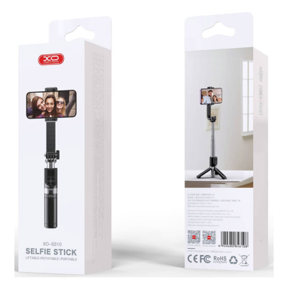 XO SS10 Mini Tripod Stand Bluetooth Selfie Stick 80CM (with Mirror)